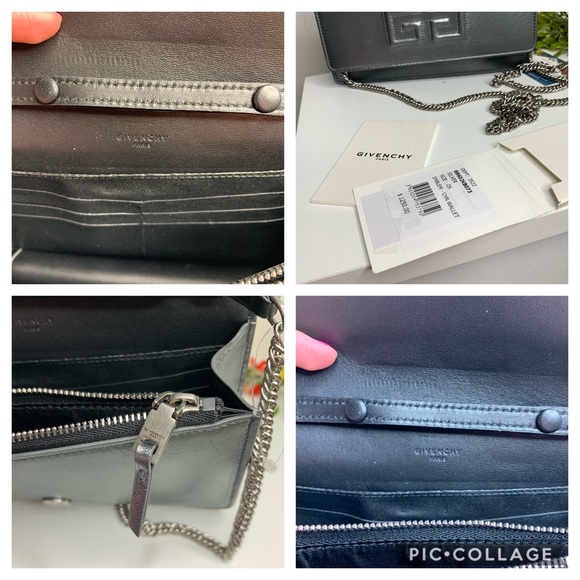 SOLD❌Givenchy Metallic Emblem Chain Wallet - Picture 7 of 8